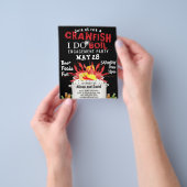BUDGET I DO Verlobung Crawfish Boil Einladung Flyer (Gruppe)