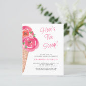 Budget Ice Cream Thema Girls Baby Dusche laden (Stehend Vorderseite)