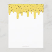 Budget Ice Creme Party Geburtstag Einladung (Rückseite)