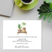 Budget Ich habe Boho Pflanze verschoben Ankündigun