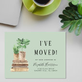 Budget Ich habe Boho Sage Moving Ankündigung versc