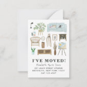 Budget Ich habe Boho Zuhause Moving Ankündigung ve (Vorderseite)