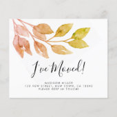 Budget Ich habe den Fall verschoben Ankündigung (Vorderseite)