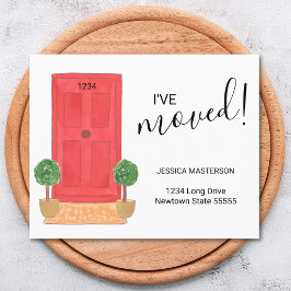 Budget Ich habe die Rote Tür verschoben Ankündigun