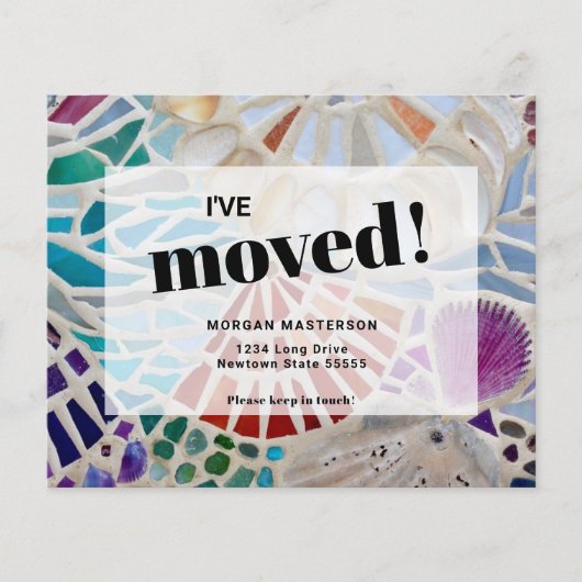 Budget Ich habe mich bewegende Ankündigungskarte v (Vorderseite)