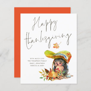 Budget Igel Script Happy Thanksgiving