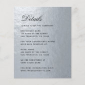 Budget Imitate Silver Foil Black Wedding Details C (Vorderseite)