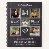 Budget in Love Memory Sympaty Beguneral Gästebuch Notizblock (Vorderseite)