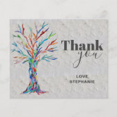 Budget Individuelle Name Tree of Life Danke Karte (Vorderseite)