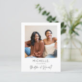 Budget Instan Foto sein Meine Matron der Ehre Vors (Stehend Vorderseite)