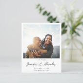 Budget Instant Foto 2 Save the Date - Weiß V2 (Stehend Vorderseite)