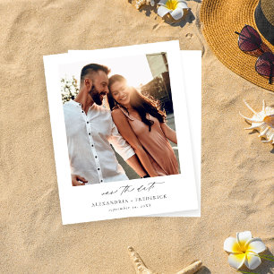 Budget Instant Foto - Lon White Chic Save the Date