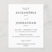 Budget Instant Foto Moderne Hochzeit (Rückseite)