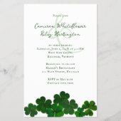 Budget Irish Wedding Einladung Flyer (Vorne)