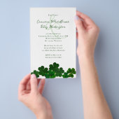 Budget Irish Wedding Einladung Flyer (Handgriff)