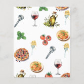 Budget Italienisch Mehr Probe Abendessen Flyer (Hinten)