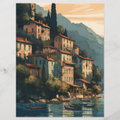 Budget Italy Lake Como Destination Wedding Flyer (Hinten)