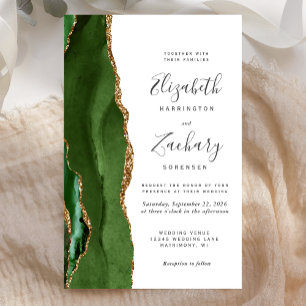 Budget Jäger Grün Gold Achat Hochzeit