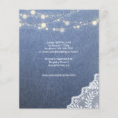 Budget Jean Lace String Lights Brautparty (Rückseite)