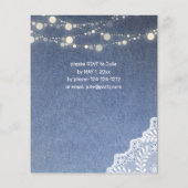 Budget Jean Lace String Lights Graduation Party (Rückseite)