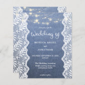 Budget Jean Lace String Lights Wedding (Vorne/Hinten)