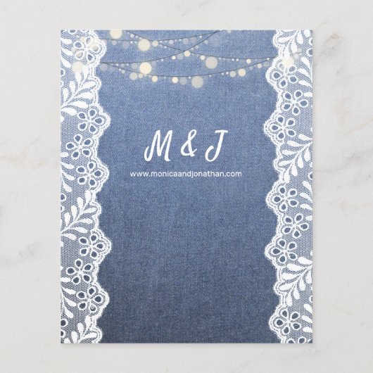Budget Jean Lace String Lights Wedding (Rückseite)