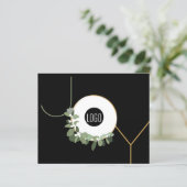 Budget Joy Business Logo Happy Holidays Corporate (Stehend Vorderseite)