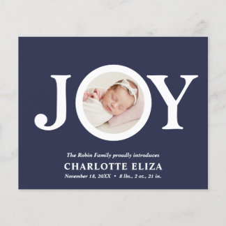 BUDGET Joy Navy CHIC Foto Baby First Christmas