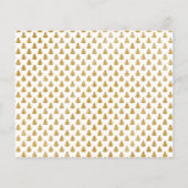 Budget Joyeux Weihnachten Gold Foil Trees Foto (Rückseite)
