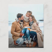 Budget Joyful Foto Holiday Card (Vorderseite)