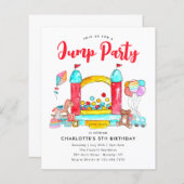 Budget JUMP PARTY Bounce House Trampolin Geburtsta (Vorne/Hinten)