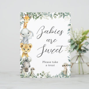 Budget Jungle Animals Baby sind süße Leckerei Unte