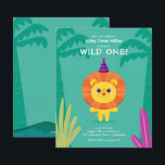 Budget Jungle Lion Kids Einladungen zum Geburtstag<br><div class="desc">Ein niedlicher Löwe im Dschungel und Ihre Details in lustiger Schrift, diese erschwinglichen Geburtstagsfeier Einladungen gedruckt auf Ihrer Wahl von 3 Papiergrößen von hellweißem Halbgloss 110 lbs Karton. (Wir raten nicht, das satin 80 lb Papier zu verwenden, da es dünn und eher wie eine Magazin-Seite ist, nicht wie Einladungspapier.) **Weiße...</div>