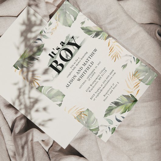 Budget Jungle Safari Giraffe Kinderdusche Einladun