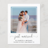 Budget Just Married Wedeption Foto (Vorderseite)