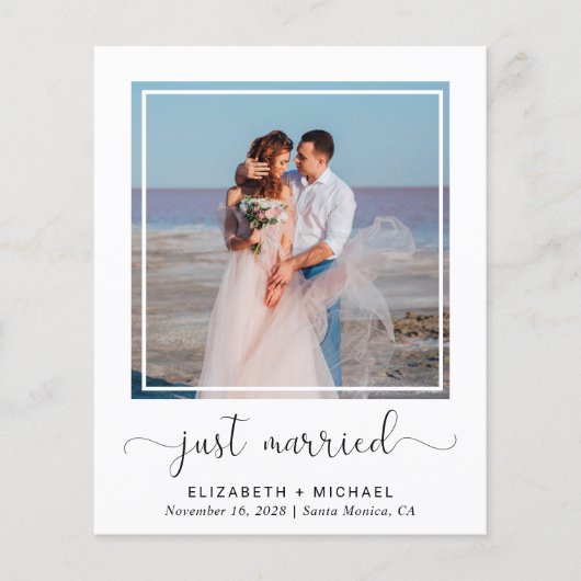 Budget Just Married Wedeption Foto (Vorderseite)