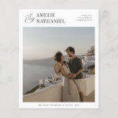 Budget Kalligraphie Ampersand fett 2 Foto Hochzeit (Vorderseite)