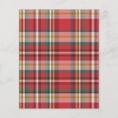 Budget Karierte Lieblings-Dinge Weihnachtsfeiertag (Rückseite)