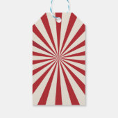 Budget Karneval Circus Show & Animations Geburtsta Geschenkanhänger (Rückseite)