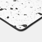 Budget kaufen, Schwarz & Grau Chips Terrazzo Muste Schreibtischunterlage (Ecke)