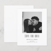 BUDGET Klassische Moderne Hochzeitsfoto Save The D (Vorne/Hinten)