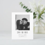 BUDGET Klassische Moderne Hochzeitsfoto Save The D (Stehend Vorderseite)