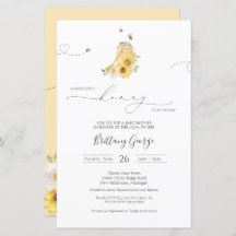 Budget Kleine Honey Bee Baby Dusche Einladung