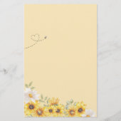 Budget Kleine Honey Bee Baby Dusche Einladung (Rückseite)