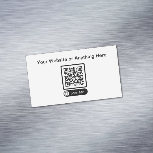 Budget Kleine Menge QR Code Business Card Magnet (Beispiel)