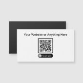 Budget Kleine Menge QR Code Business Card Magnet (Vorne/Hinten)