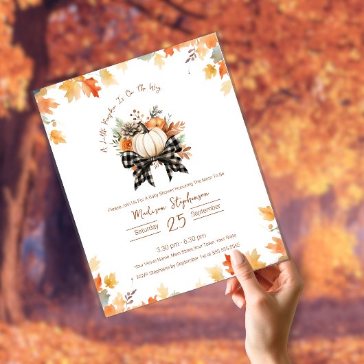 Budget Kleine Pumpkin Baby Dusche Bläschen & Karie