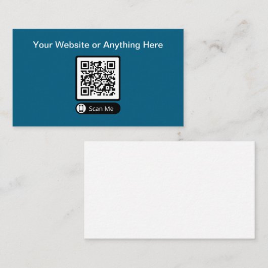 Budget Kleine QR-Code-Visitenkarten Telefonnummerkarte (Vorne/Hinten)