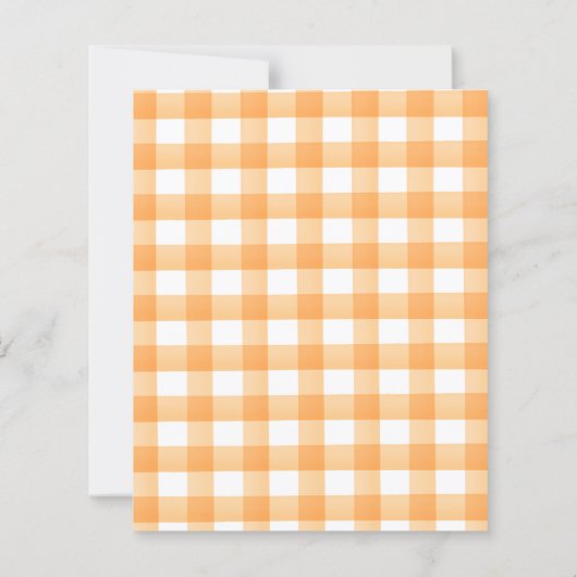 Budget Kleine Süsse Citrus Orange Babydusche (Rückseite)