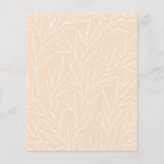 Budget Kleine Süsse Orange Couple's Baby Dusche (Rückseite)